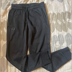 Boys YL Dri-Fit Black Under Armour Joggers